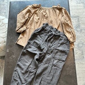 Zara girls outfit set 13-15
